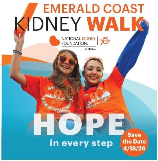 La Camminata per i reni dell’Emerald Coast 2026
